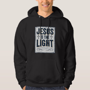 Sudadera Camiseta Cristiana Vintage Jesús Es La Luz