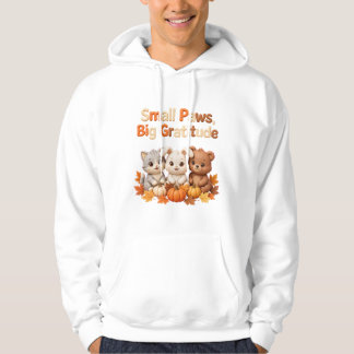 Sudadera Camiseta de Acción de Gracias de Pequeñas Patas y 