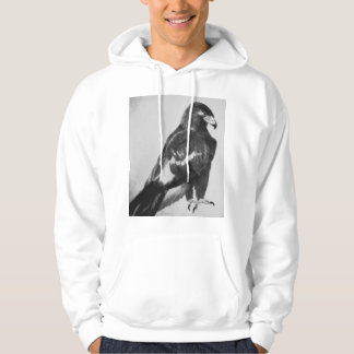 Sudadera Camiseta de águila blanca y negra