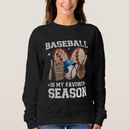 Sudadera Camiseta de Amante de Béisbol El Béisbol Es Mi Tem