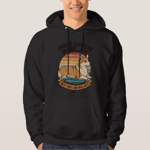 Sudadera Camiseta de Amante de Corgi Grabado Vintage Cita d