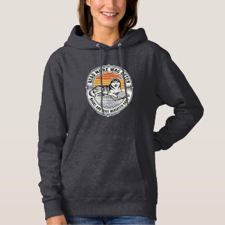 Sudadera Camiseta de amante de libros de perro Grabado vint