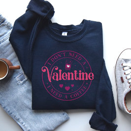Sudadera Camiseta de amante del café de San Valentín, regal