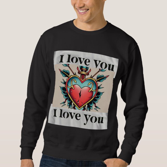 Sudadera Camiseta de amor (Anverso)