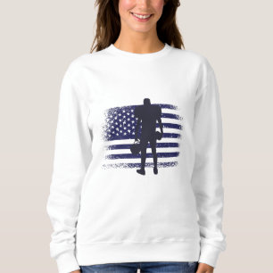 Sudadera Camiseta de animador de fútbol americano con bande