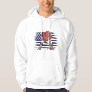 Sudadera Camiseta de animador de fútbol americano con bande
