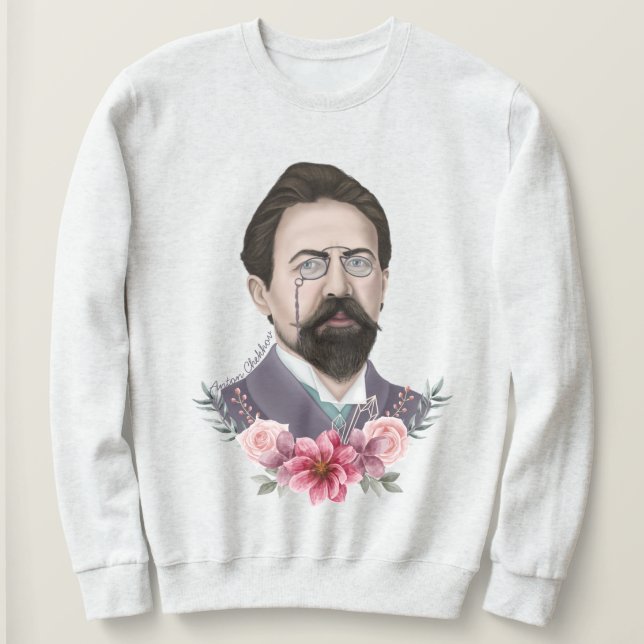 Sudadera Camiseta de Anton Chekhov (Anverso del diseño)