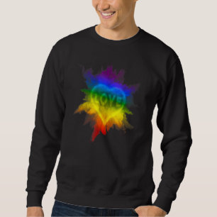 Sudadera Camiseta de arcoíris del orgullo de la bandera gay