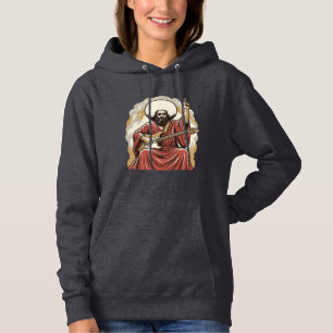 Sudadera Camiseta de arte vectorial de guitarrista con grab