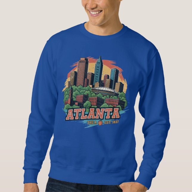 Sudadera Camiseta de Atlanta Georgia | Orgullo de la Ciudad (Anverso)