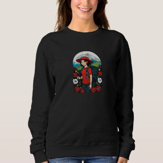 Sudadera Camiseta de Aventura Flor de Montaña