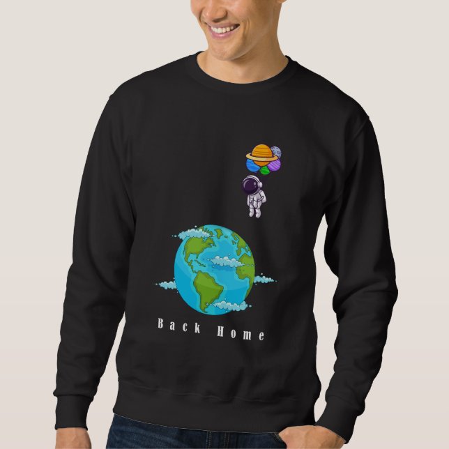 Sudadera camiseta de back home earth (Anverso)