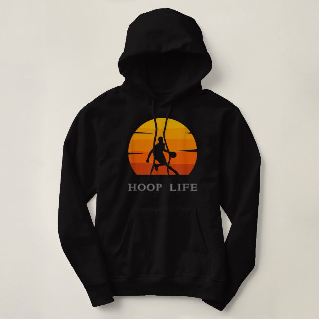 Sudadera Camiseta de Baloncesto Hoop Life (Diseño del anverso)