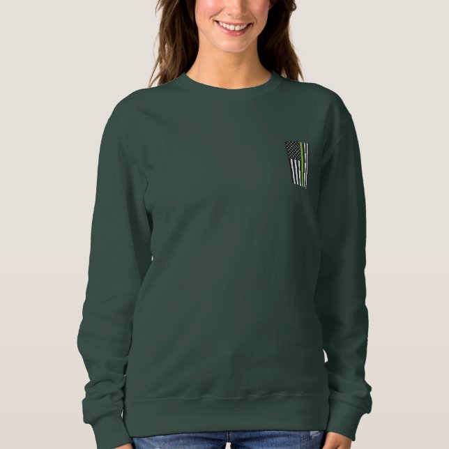 Sudadera Camiseta de bandera de guardabosques (Anverso)