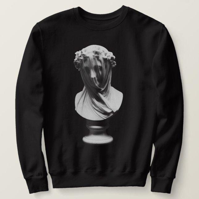 SUDADERA CAMISETA DE BAÑO DE LA ESTATUA DEL VELO GÓTICO (Anverso del diseño)