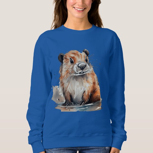 Sudadera Camiseta de Beaver (Anverso)