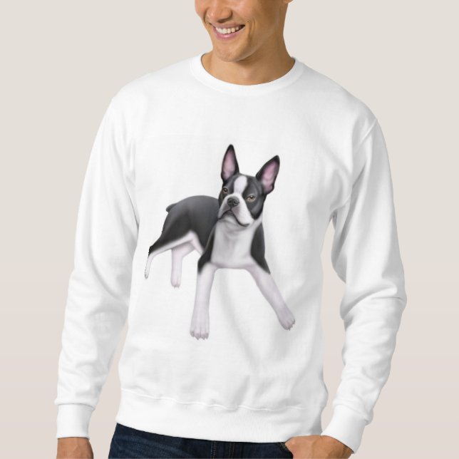 Sudadera Camiseta de Boston Terrier (Anverso)