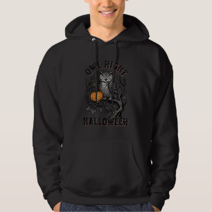 Sudadera Camiseta de búho de Halloween Diseño de pájaro esp