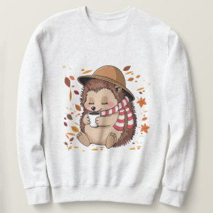 Sudadera Camiseta de café de erizo, Camiseta de erizo de ca