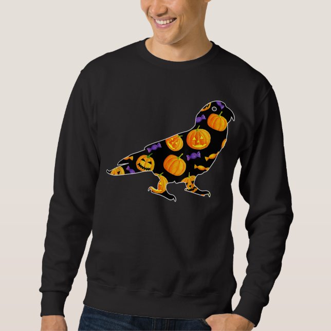 Sudadera Camiseta de calabaza de lomo de lomo de disfraces  (Anverso)