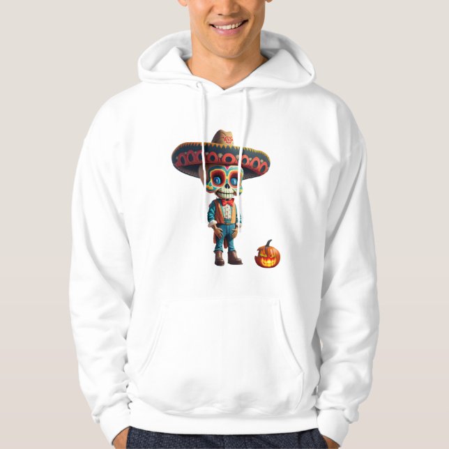 Sudadera Camiseta de calabaza espeluznante: Un halloween im (Anverso)