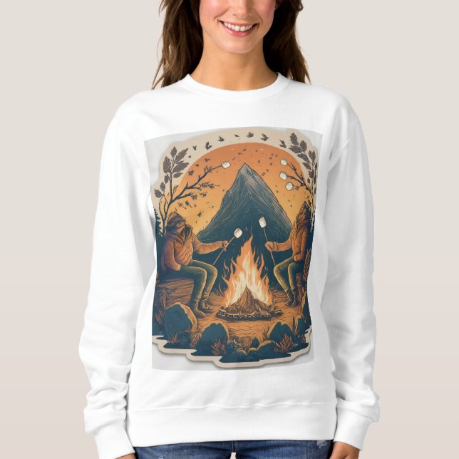 Sudadera Camiseta de camiseta, capucha de mujer (Anverso)