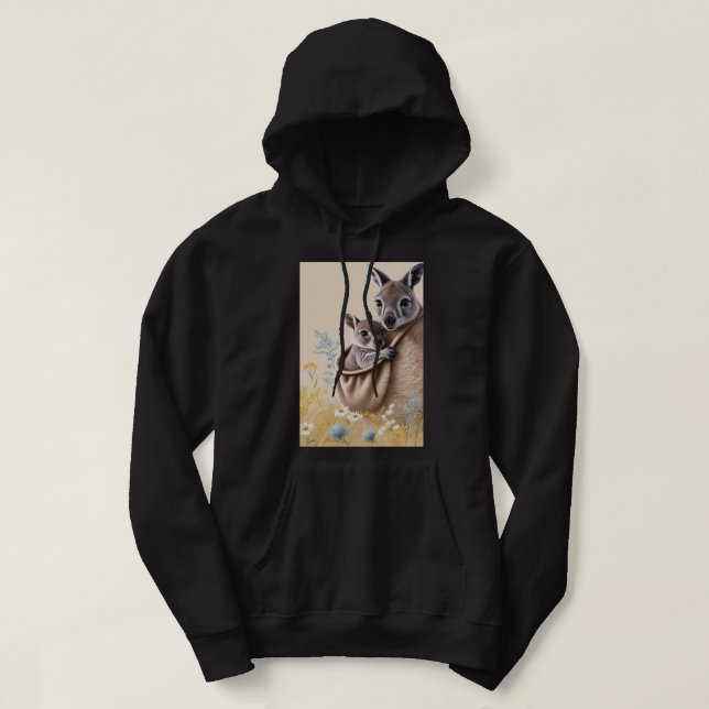 Sudadera Camiseta de canguro infantil juguetona - Adorable  (Diseño del anverso)