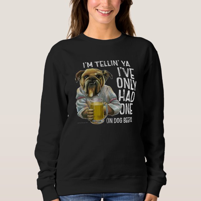 Sudadera Camiseta de cerdos de perro (Anverso)
