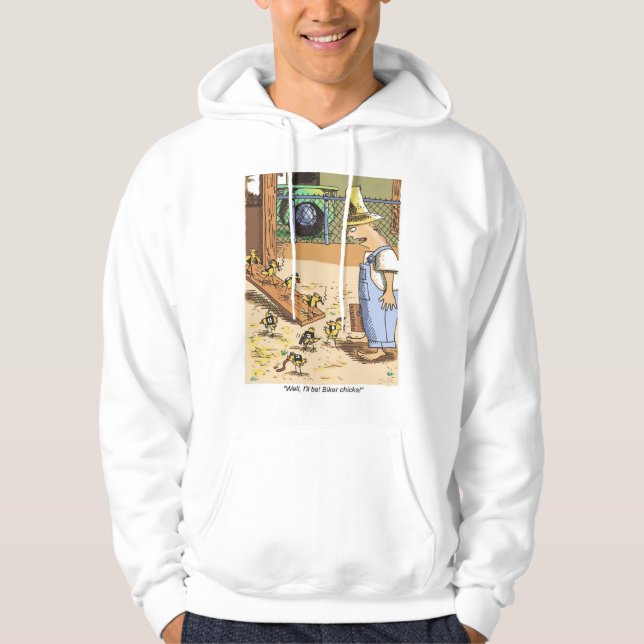 Sudadera Camiseta de chile blanco encapuchado (Anverso)