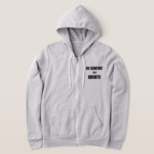 Sudadera Camiseta de cita de mentalidad de crecimiento sin