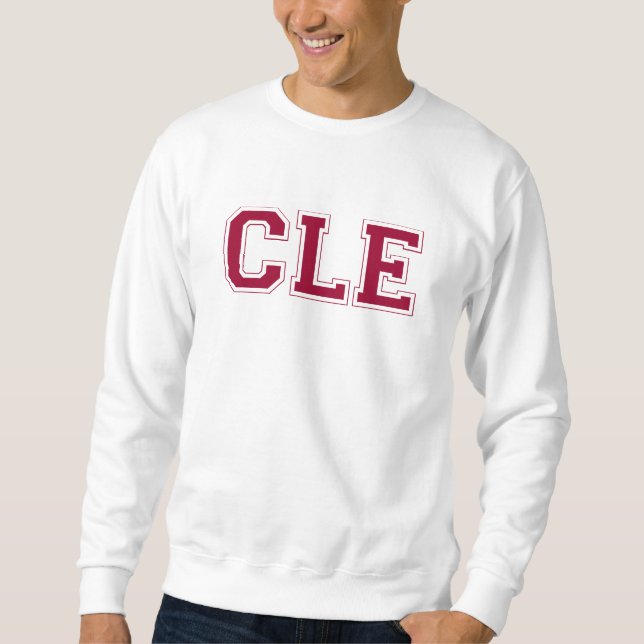 Sudadera Camiseta de CLE (Cleveland) (Anverso)