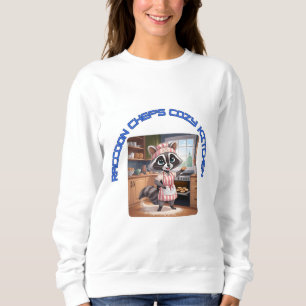 Sudadera Camiseta de cocina acogedora del chef Raccoon