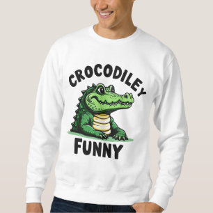 Sudadera Camiseta de cocodrilo para la captura de ojos - Gr