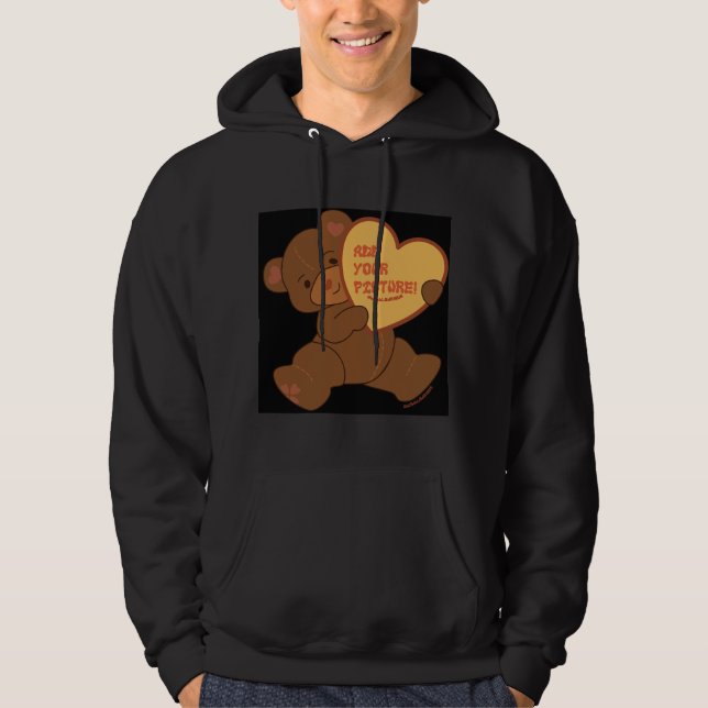 Sudadera Camiseta de color marrón de oso suave (Anverso)