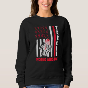 Sudadera Camiseta de concienciación sobre el lazo rojo del