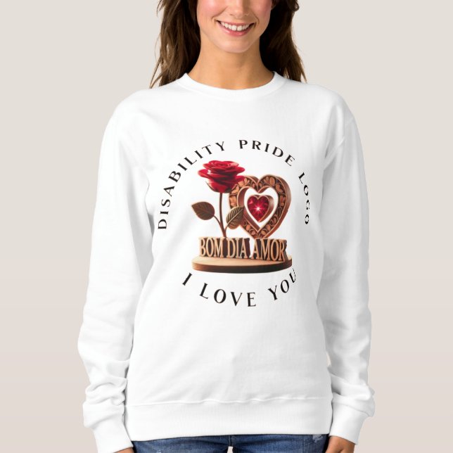 Sudadera Camiseta De Concienciación Sobre La Discapacidad D (Anverso)