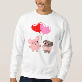 Sudadera Camiseta de Corazones Enredadas (Cerdos Personaliz