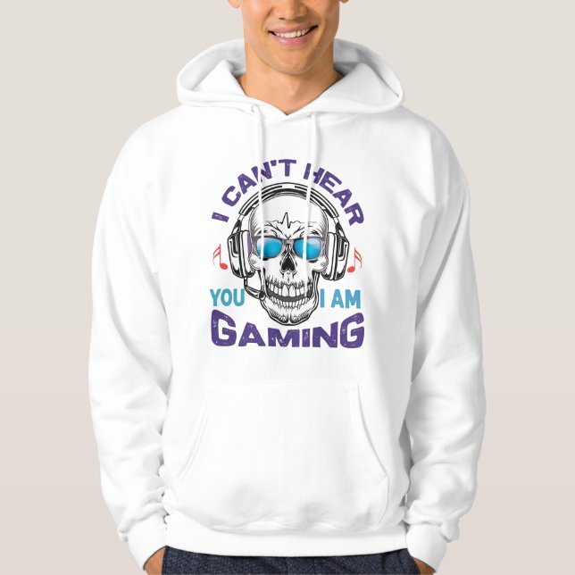 Sudadera Camiseta de cráneo de juegos - Gráfico de cráneo d (Anverso)