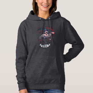 Sudadera Camiseta de diseño de grabado vintage de flamenco 