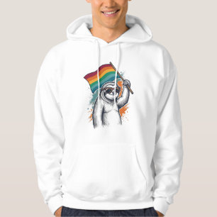 Sudadera Camiseta de diseño vintage de perezoso orgulloso_1
