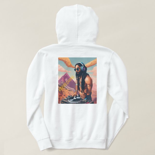 Sudadera "Camiseta de DJ Groove Vibes" (Reverso del diseño)