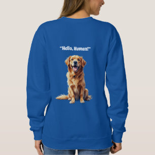 Sudadera Camiseta de doble faz para Golden Retriever