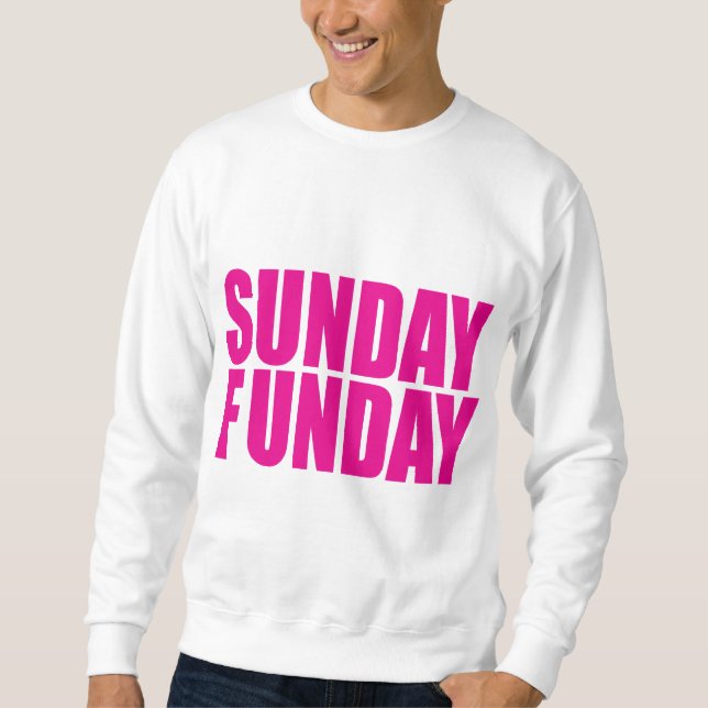 Sudadera Camiseta de domingo Funday (Anverso)