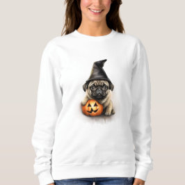 Sudadera Camiseta de dulces de Pug Puppy Halloween
