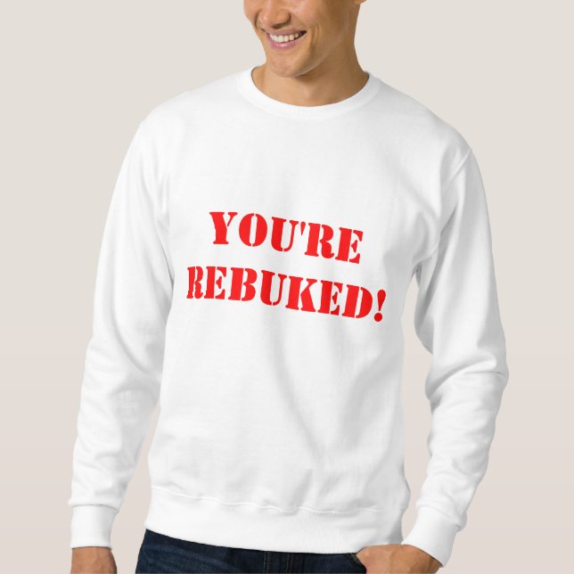 Sudadera Camiseta de Em de la reprimenda (Anverso)