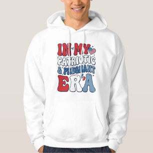 Sudadera Camiseta de Embarazo Vintage Era Embarazada Patrió