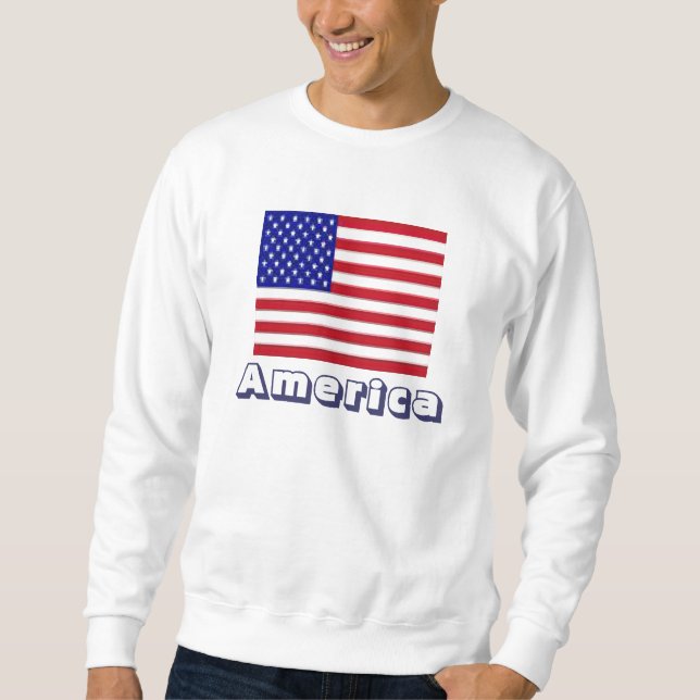 Sudadera Camiseta de Estados Unidos (Anverso)