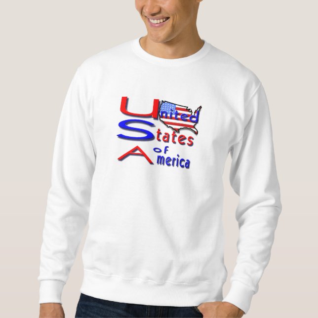 Sudadera Camiseta de Estados Unidos (Anverso)