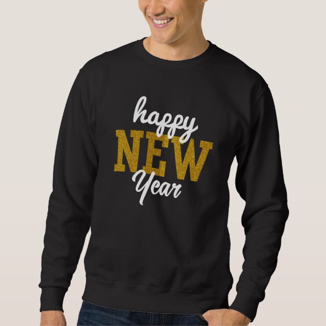 Sudadera Camiseta de Feliz Año Nuevo (Anverso)