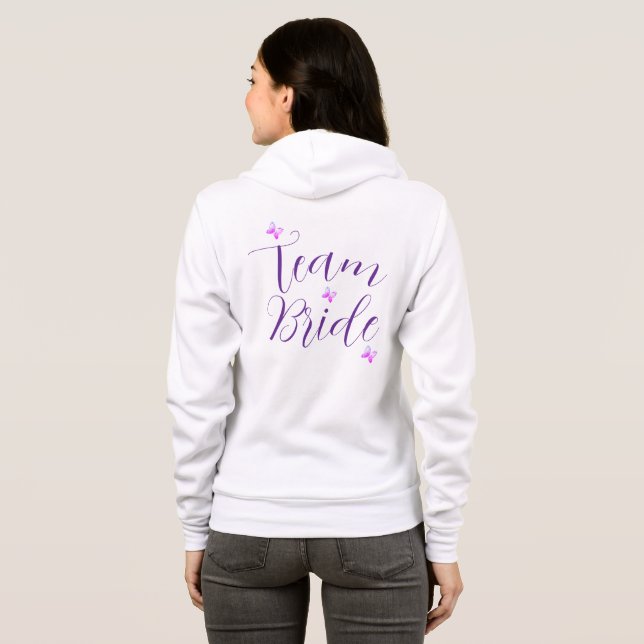 Sudadera Camiseta de fiesta de despedida de soltera de la n (Reverso completo)